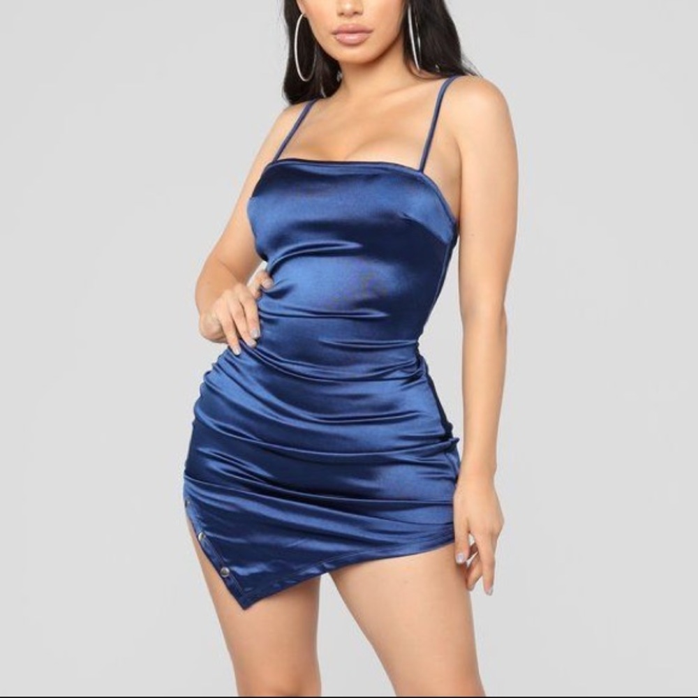 Fashion Nova Feelin’ My Best Dress in Navy Size XS